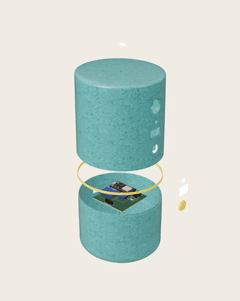 Smart Pet Feeder, exploded
